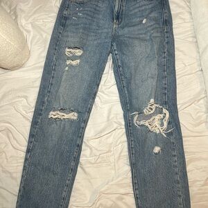 GARAGE brand Distressed Blue Jeans
